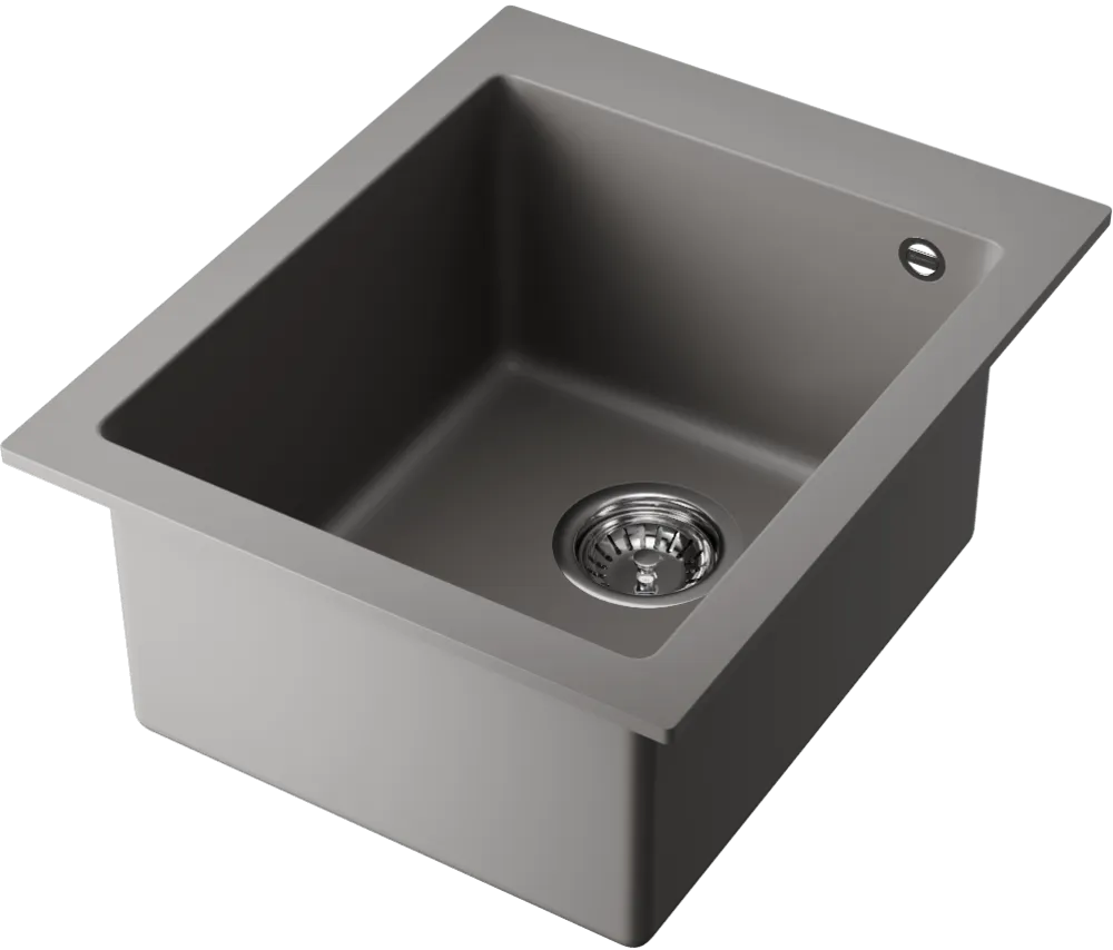 Детальное фото товара: Omoikiri Bosen 41A-GR, мойка, керамика, leningrad grey