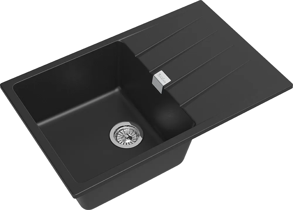 Детальное фото товара: Rivelato RAUM RM-78 antracite, мойка, гранит, антрацит