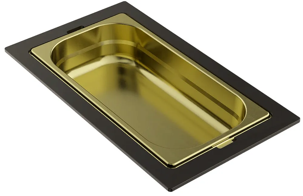 Детальное фото товара: Omoikiri DC-05-1-LG, контейнер, нержавеющая сталь/светлое золото