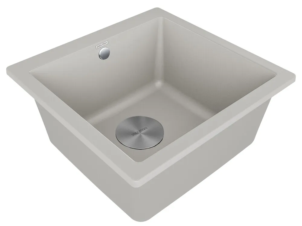 Детальное фото товара: Paulmark GERA 50, мойка, гранит, серый