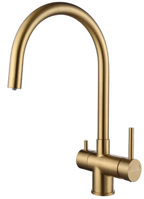 Фото товара: Paulmark HELLER, смеситель, брашированное золото