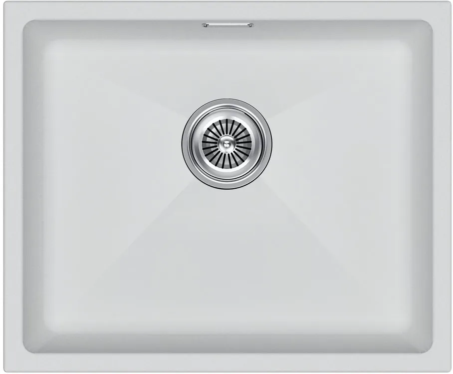 Детальное фото товара: Paulmark LUMI 55UNI, мойка, гранит, белый