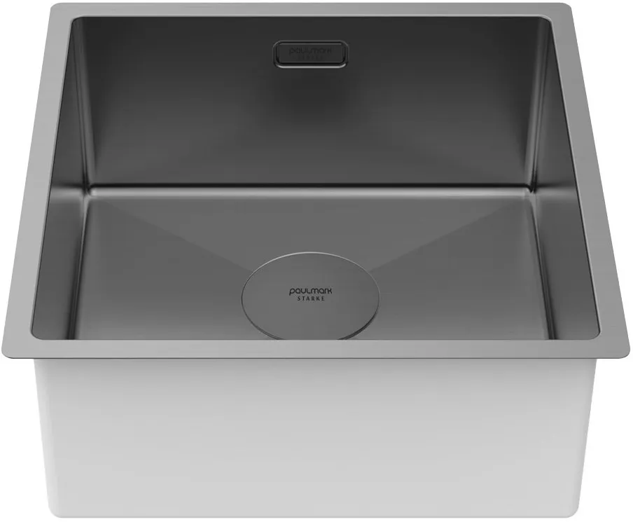 Детальное фото товара: Paulmark NEXT 44 UNI, мойка, нержавеющая сталь, вороненая сталь