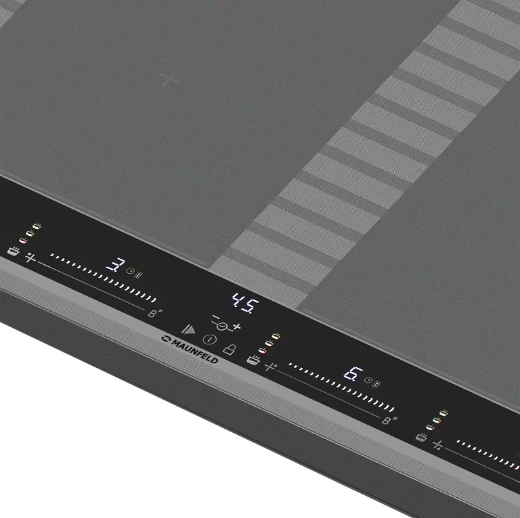 Детальное фото товара: Maunfeld CVI594SF2MDGR LUX индукционная поверхность