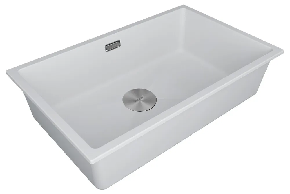 Детальное фото товара: Paulmark LUMI 74UNI, мойка, гранит, белый