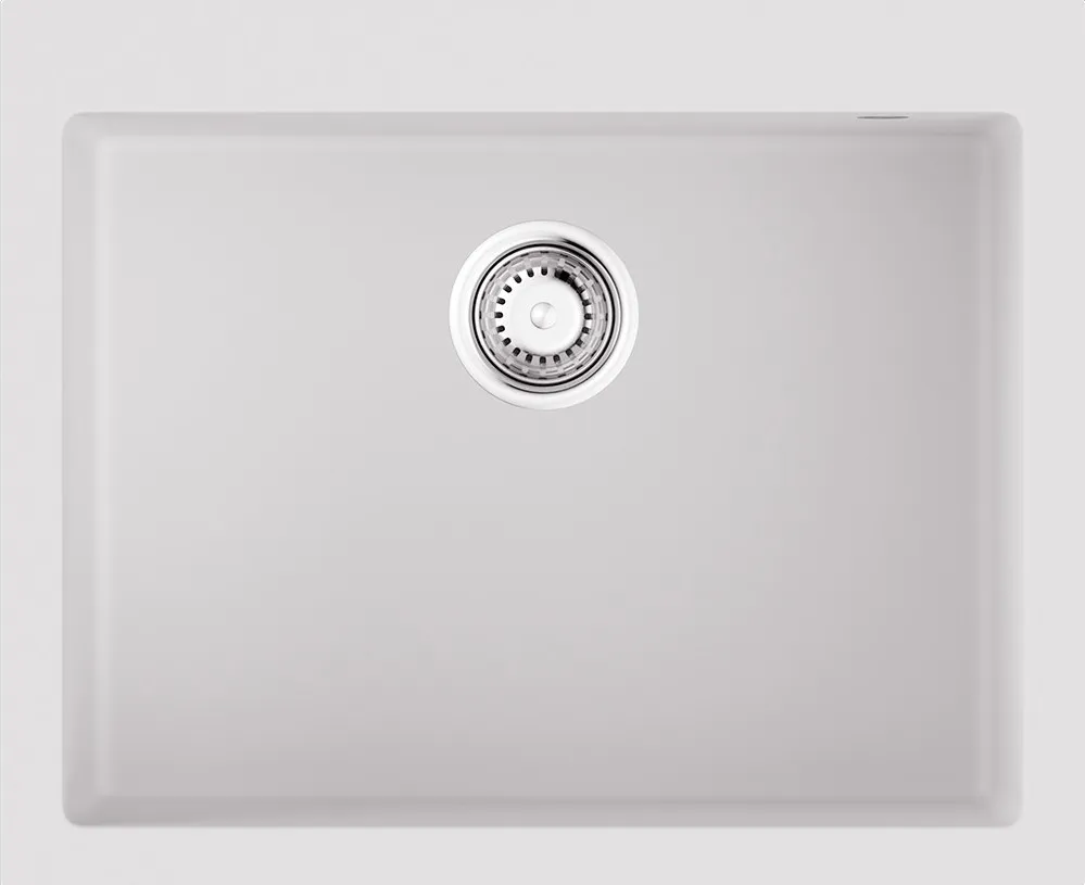 Детальное фото товара: Omoikiri Bosen 61A-WH, мойка, керамика, белый