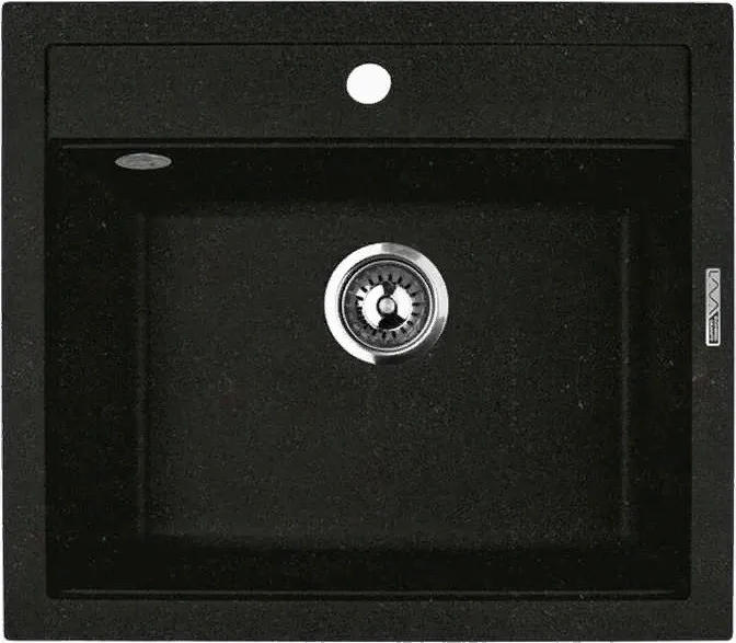 Фото товара: LAVA Q.2 LAVA, мойка, гранит, черный металлик