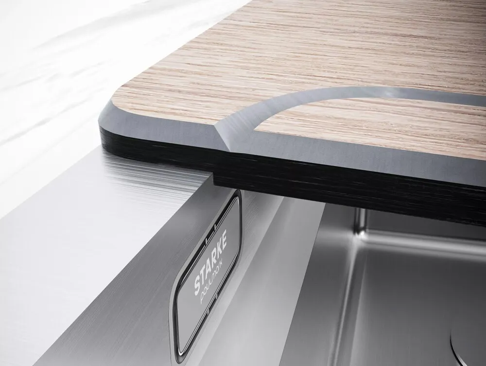 Детальное фото товара: Paulmark NEXT-MULTI SINK 74 UNI, мойка, нержавеющая сталь, брашированное золото