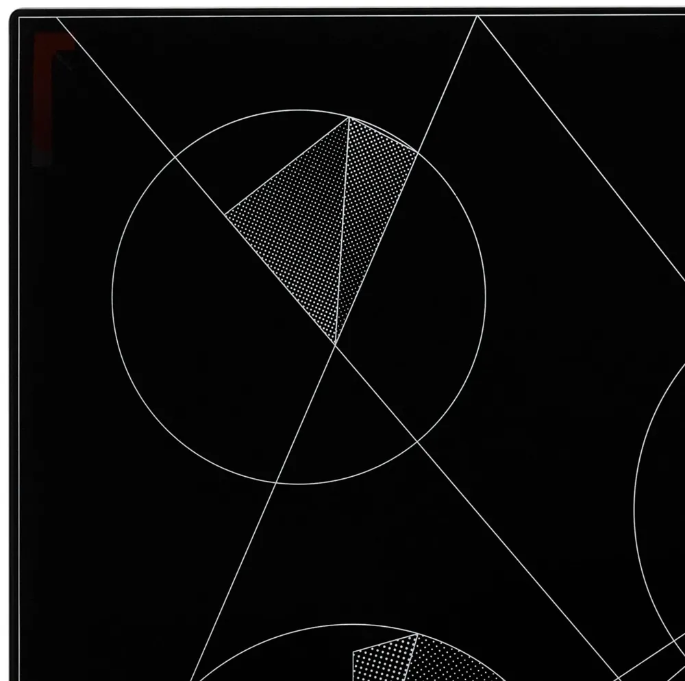 Детальное фото товара: Krona FIDATO 45 BL стеклокерамическая поверхность