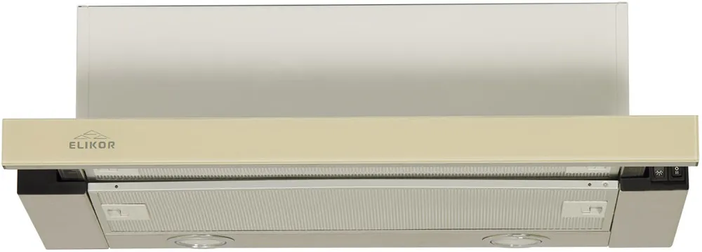 Фото товара: Elikor Интегра GLASS 60Н-400-В2Д нерж/стекло бежевое