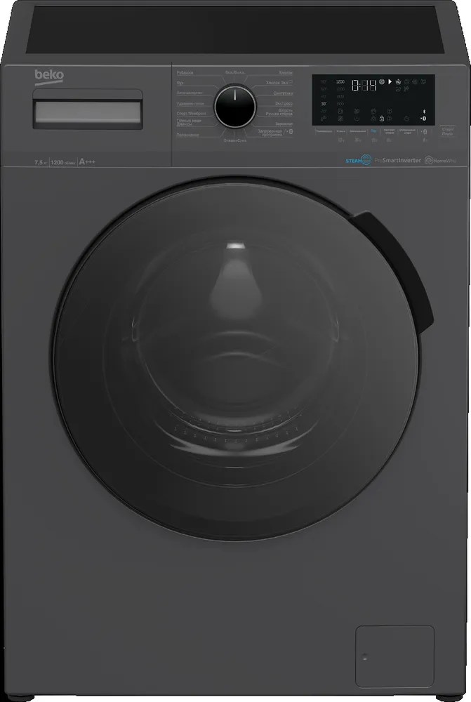 Детальное фото товара: Beko стирка WSPE7H616A + сушка DF7412GB