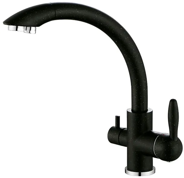 Фото товара: Paulmark ESSEN, смеситель, гранит, черный