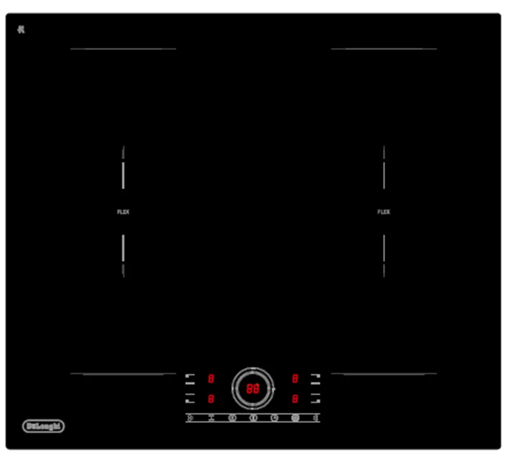 Детальное фото товара: DeLonghi ELETTRA 4B2P CR индукционная поверхность