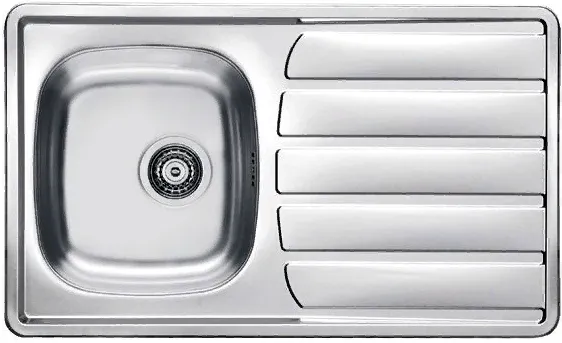 Фото товара: ALVEUS ZOOM 30 NAT-90, мойка, нержавеющая сталь (в комплекте с сифоном 1130550)