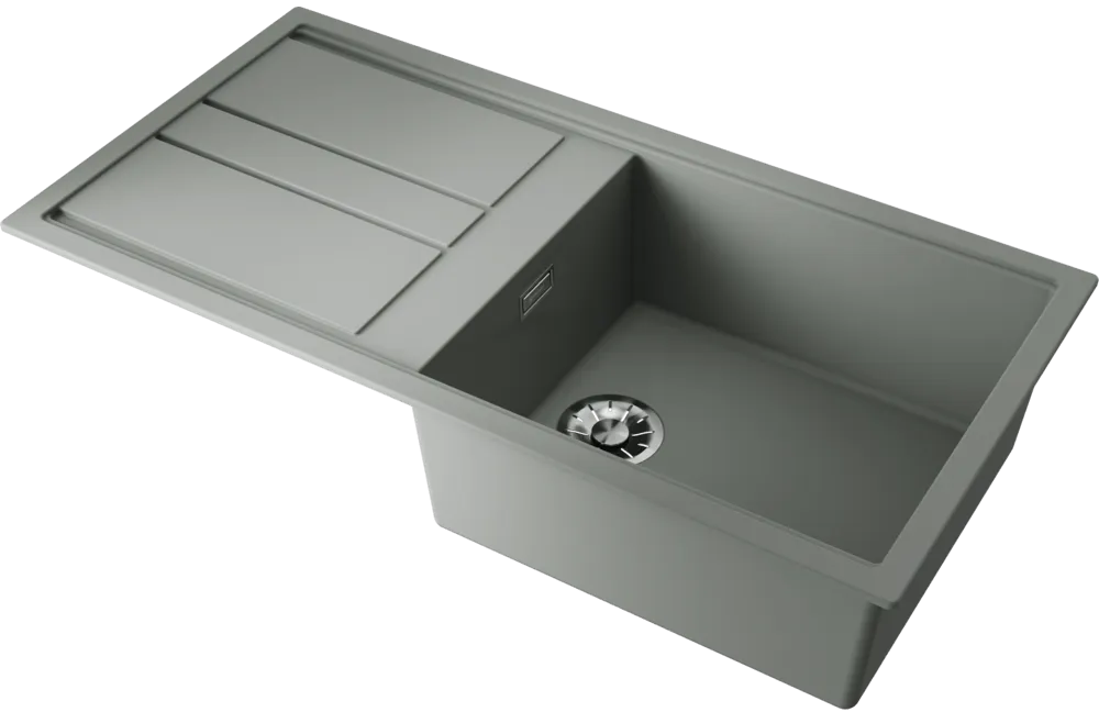 Детальное фото товара: Omoikiri Kitagawa 100-WG, мойка, керамика, wind green