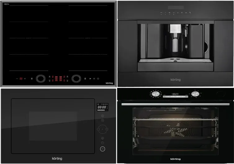 Фото товара: KORTING HIB 68700 B QUADRO + OKB 8972 EN ST + KMI 825 TGN + KCM 9200 BG