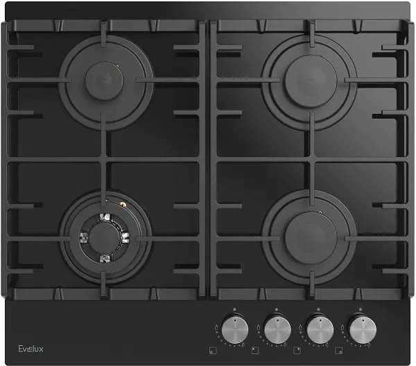 Фото товара: Evelux HEG 650 BG газовая поверхность