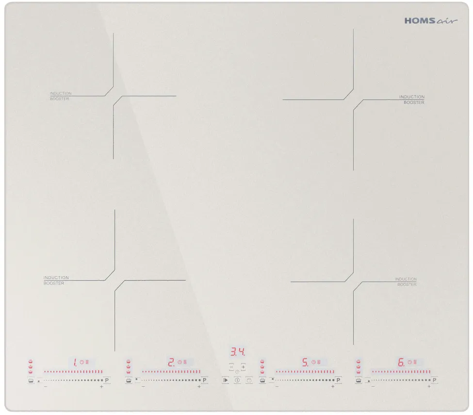 Фото товара: HOMSair HIC64SBG индукционная поверхность