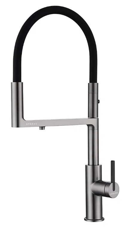 Фото товара: Paulmark TORNADO, смеситель, вороненая сталь