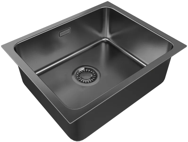 Детальное фото товара: Paulmark VISTA 54, мойка, нержавеющая сталь, вороненая сталь