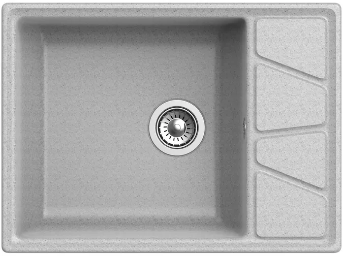 Детальное фото товара: GranFest VERTEX GF-V-680L, мойка, мрамор, серый