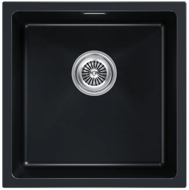 Детальное фото товара: Paulmark LUMI 45UNI, мойка, гранит, черный металлик
