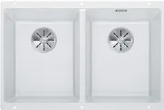 Фото товара: Blanco Subline 350/350-U, мойка, гранит, белый