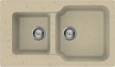 Фото товара: Omoikiri Maru 86-2-CH, мойка, гранит, шампань