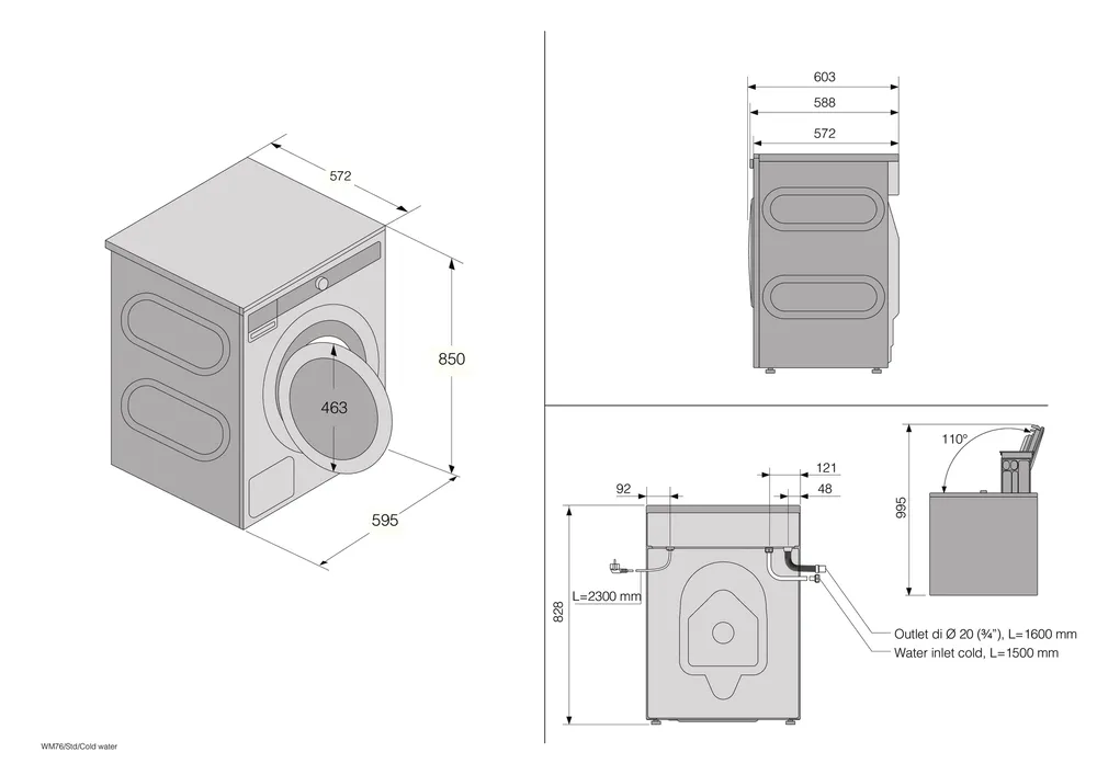 Детальное фото товара: ASKO W3096CW