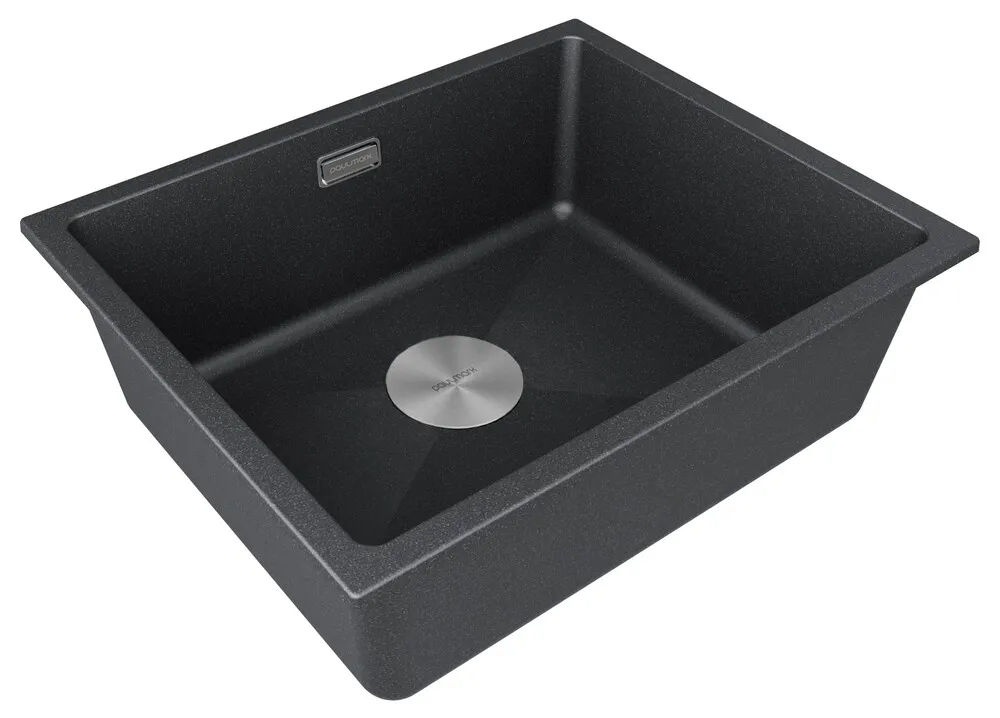 Детальное фото товара: Paulmark LUMI 55UNI, мойка, гранит, черный