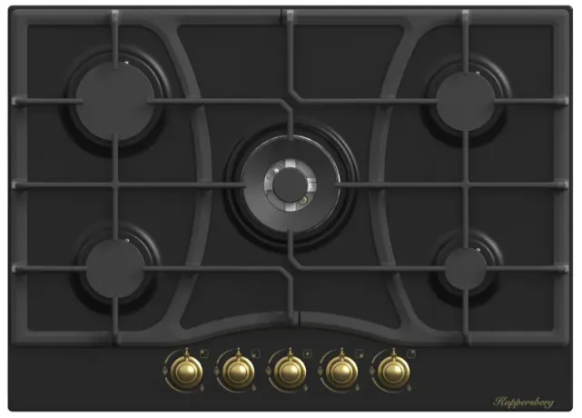 Фото товара: Kuppersberg FS 910 Ant Bronze газовая поверхность