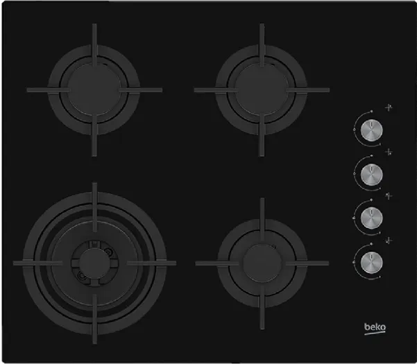 Фото товара: Beko HILW 64122 S газовая поверхность