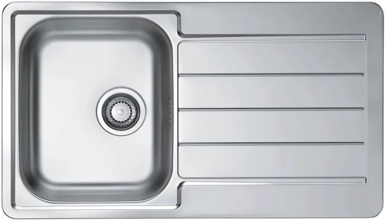 Фото товара: ALVEUS LINE MAX 20 SAT-90, мойка, нержавеющая сталь (в комплекте с сифоном 1130551)
