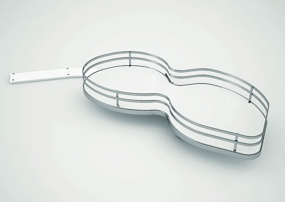 Фото товара: Sige Nuvola Solo карусель 1/2 в нижний шкаф 1000 мм, фасад 600 мм, 2 полки, правая