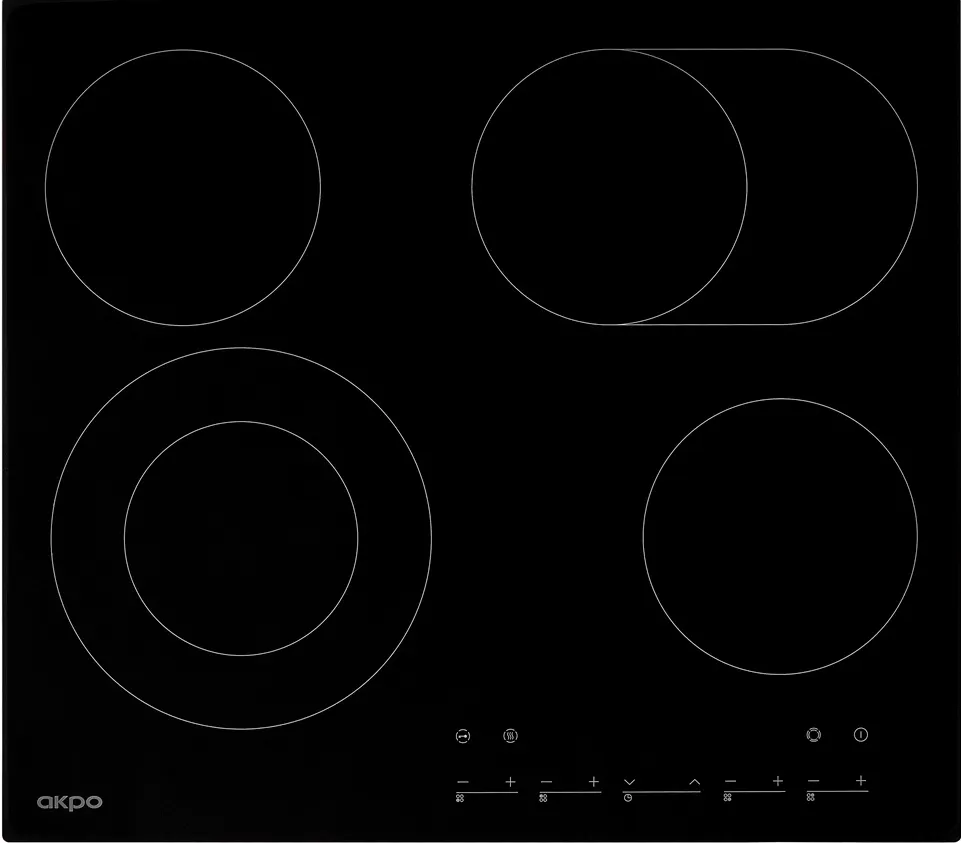 Фото товара: AKPO PKA 609215K BL стеклокерамическая поверхность