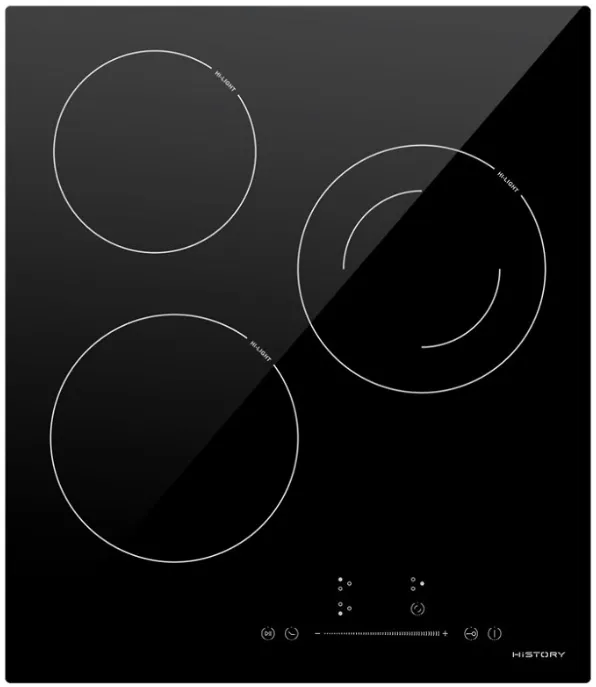 Фото товара: HISTORY HС 4311 BBK стеклокерамическая поверхность