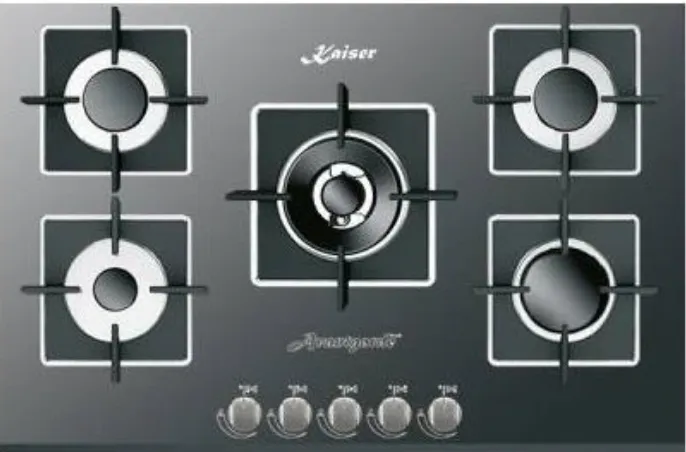 Фото товара: KAISER KCG 8382 Turbo газовая поверхность