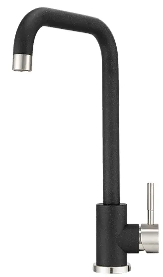 Фото товара: GRANULA 4033 смеситель, гранит, черный