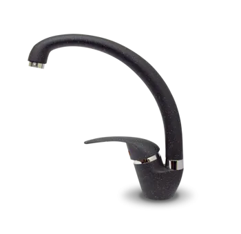 Детальное фото товара: GranFest 3323, смеситель, мрамор, черный