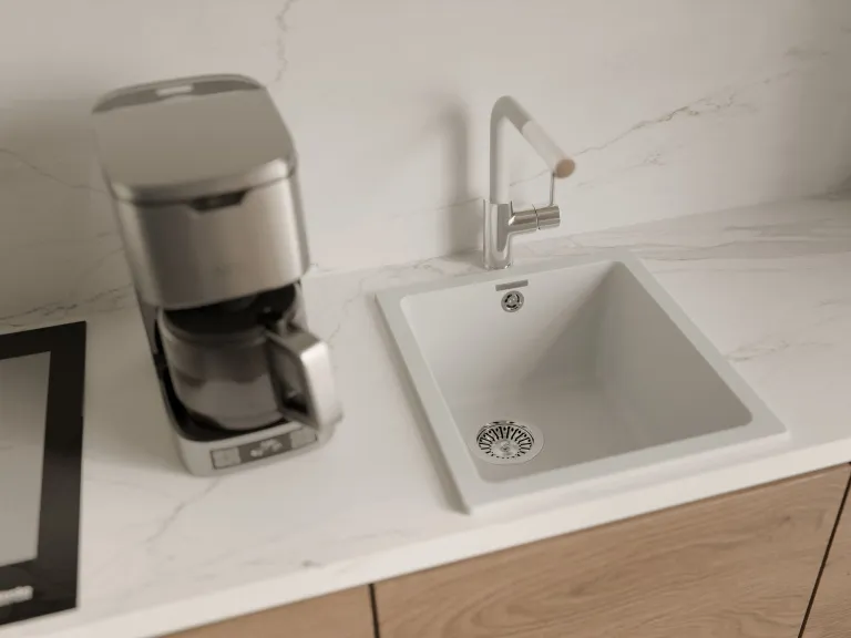 Детальное фото товара: Rivelato LEDRO 9022201 brina/cromo, смеситель, гранит, иней/хром