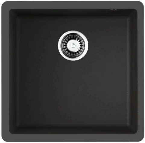 Фото товара: Omoikiri Bosen 44-U-BL, мойка, гранит, черный