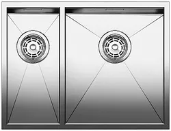 Фото товара: Blanco Zerox 340/180-U, мойка, чаша справа, нержавеющая сталь с зеркальной полировкой