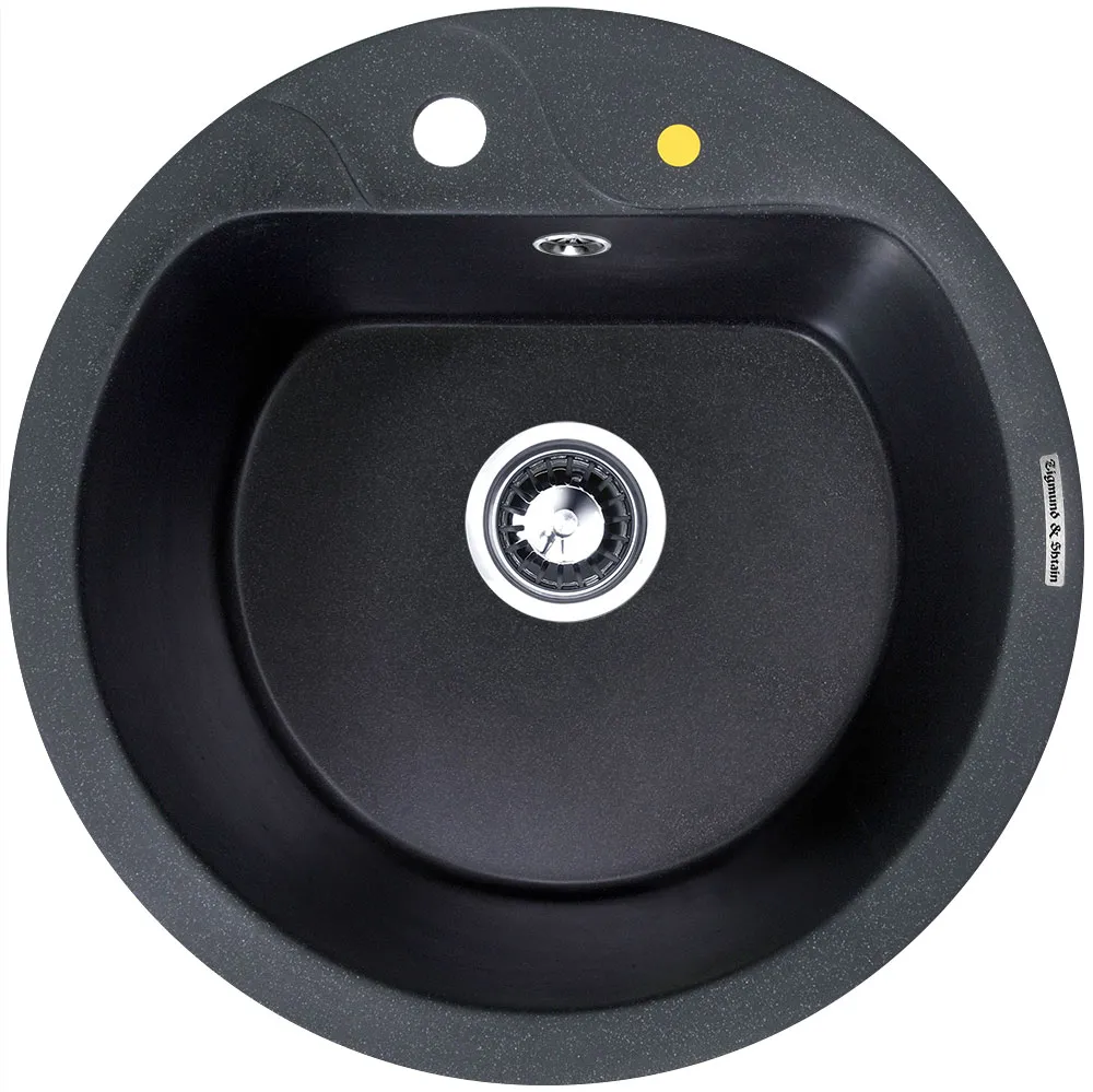 Фото товара: Zigmund & Shtain KREIS 505F, мойка, темная скала  
