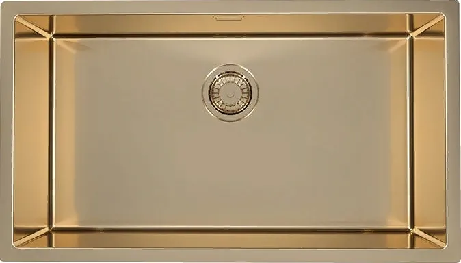 Фото товара: ALVEUS QUADRIX MONARCH 60 BRONZE, мойка, нерж. сталь, бронза (в комплекте с выпуском без сифона)