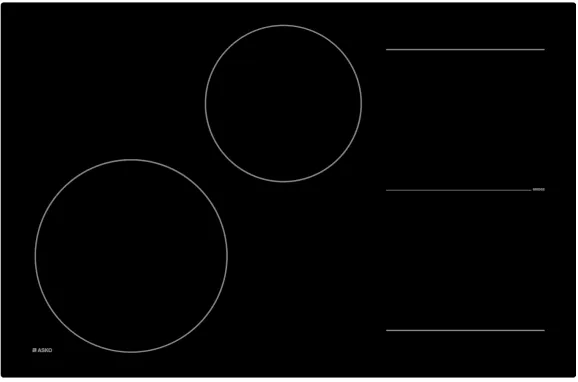 Фото товара: ASKO HI2842FBG1 индукционная поверхность