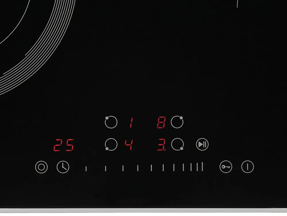 Детальное фото товара: Krona ORSA 60 BL/S стеклокерамическая поверхность