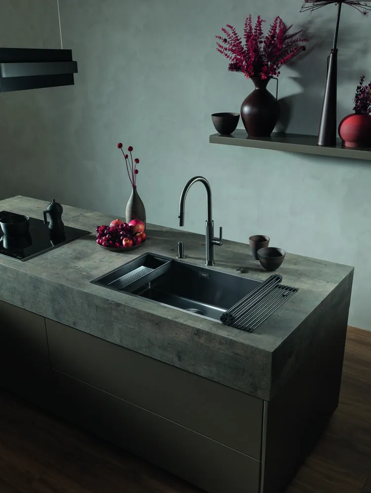 Детальное фото товара: Franke BXM 210/110-68 F-INOX, мойка, нержавеющая сталь, антрацит