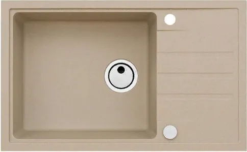 Фото товара: ALVEUS INTERMEZZO 130 GRANITAL BEIGE - G55, мойка, гранит, бежевый (в комплекте с сифоном 1117292)