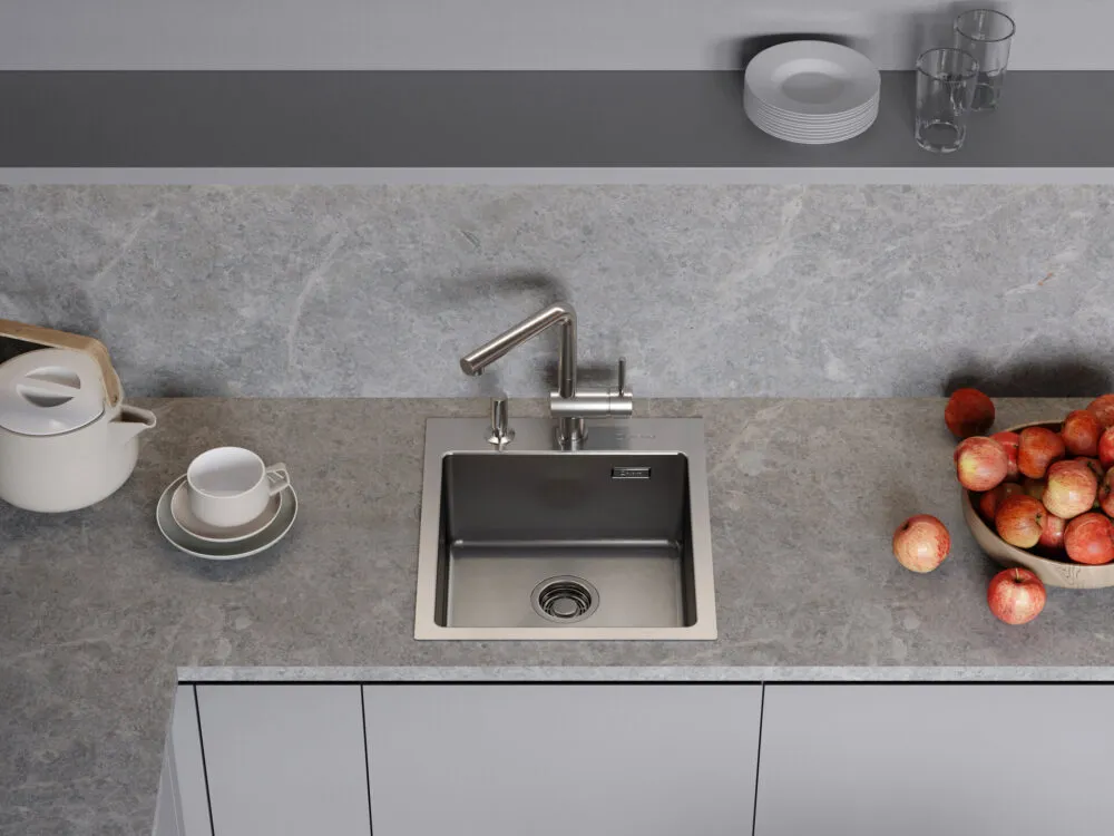 Детальное фото товара: Omoikiri Amadare 45-IN, мойка, нержавеющая сталь 