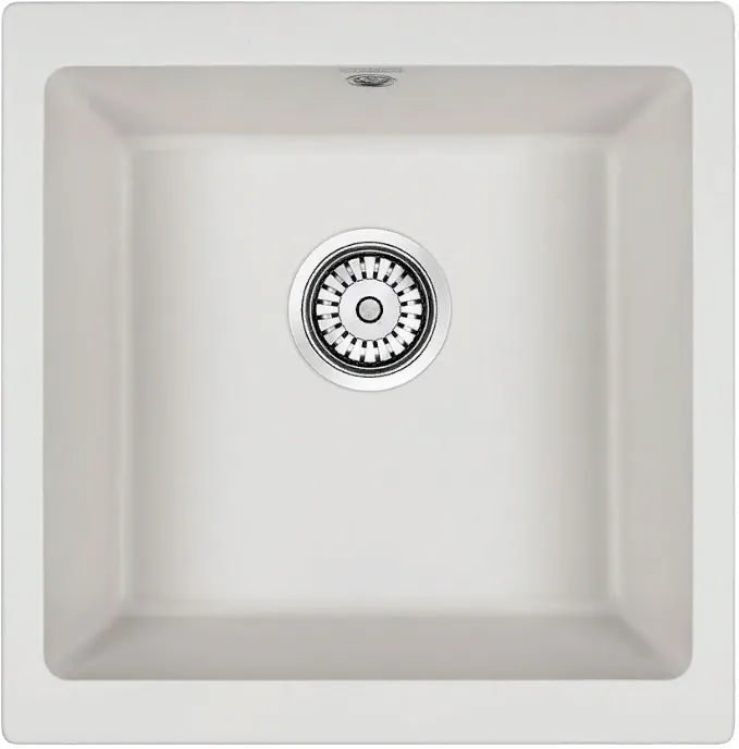 Детальное фото товара: Paulmark GERA 50, мойка, гранит, белый